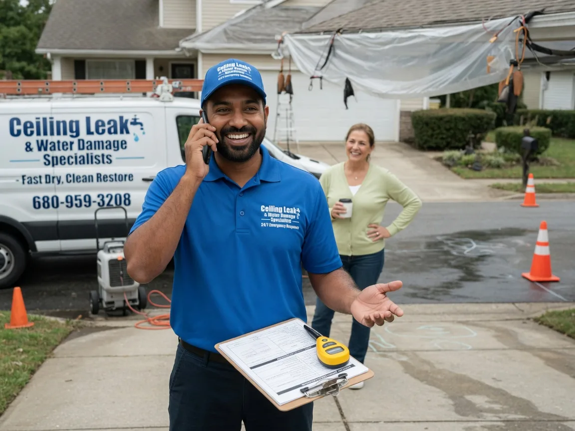 Ceiling Leak Cleanup Wright, WY FAQs
